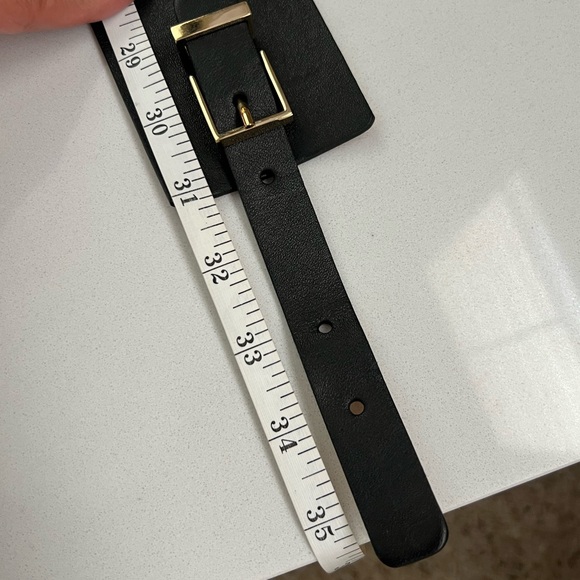 Maison Boinet Wide Calf Leather Waist Belt Size 32 - Picture 9 of 11